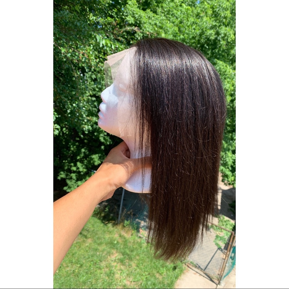 100% Human Hair lace front wig